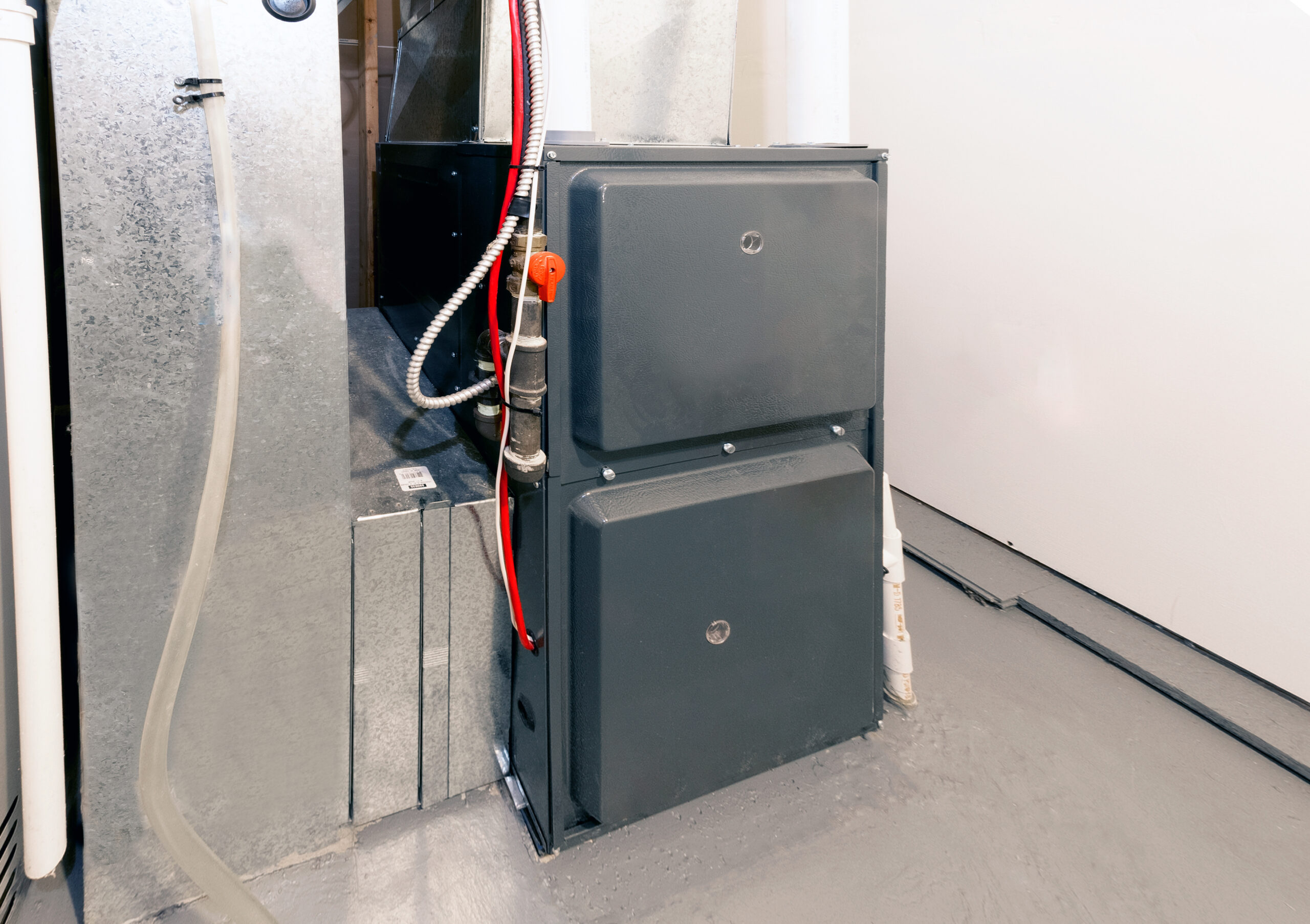 Electric furnace in basement